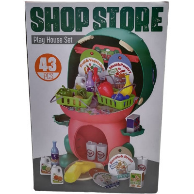 Ігровий набір Otsixe Іграшка-сюрприз Dinosaur Supermarket Shopping/Динозавр Торговий Супермаркет (1368A1)