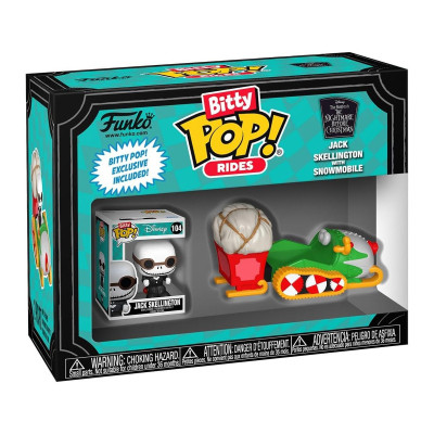 Фігурка Funko Pop набір Bitty Pop! Ride - Джек Скеллінгтон і снігохід (83624)