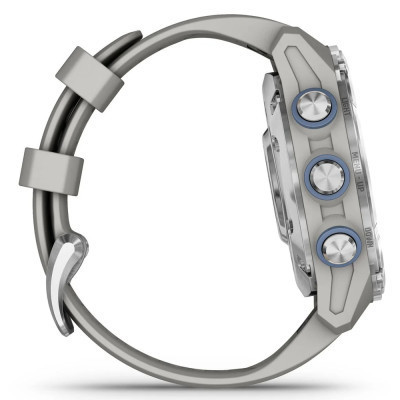 Смарт-годинник Garmin Descent Mk3, 43mm, Passvtd Steel/Fog Gry, Dive Computer, GPS дайвінг комп&#039;ютер (010-02753-04)