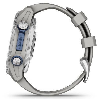 Смарт-годинник Garmin Descent Mk3, 43mm, Passvtd Steel/Fog Gry, Dive Computer, GPS дайвінг комп&#039;ютер (010-02753-04)