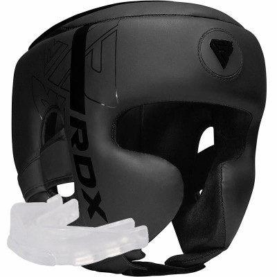 Боксерський шолом RDX F6 Kara Matte Black M (HGR-F6MB-M)