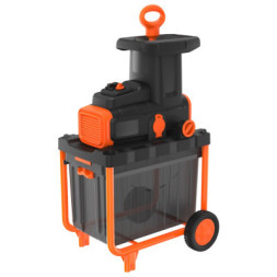Садовий подрібнювач Black&amp;Decker 2.8 кВт, макс. 45 мм, фреза, 45 л (BEGAS5800)