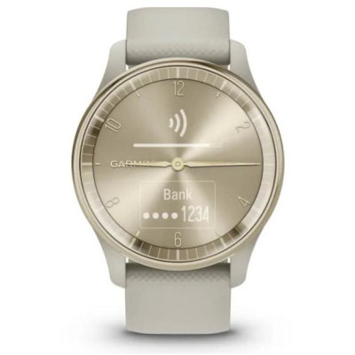 Смарт-годинник Garmin vivomove Trend, WW, French Gray, Silicone, GPS (010-02665-02)