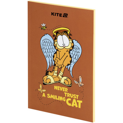 Блокнот Kite А5 Garfield 1 термобіндер, 64 аркуші, нелінований (GF25-193-1)