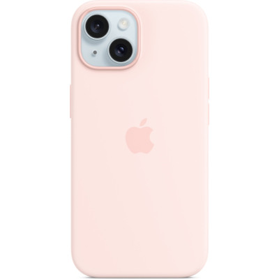 Чохол до мобільного телефона Apple iPhone 15 Silicone Case with MagSafe Light Pink (MT0U3ZM/A)