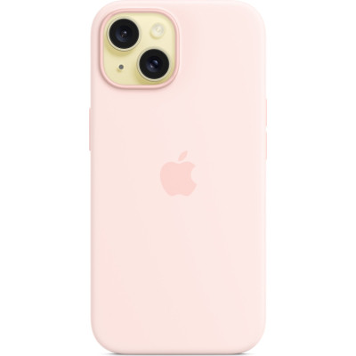 Чохол до мобільного телефона Apple iPhone 15 Silicone Case with MagSafe Light Pink (MT0U3ZM/A)