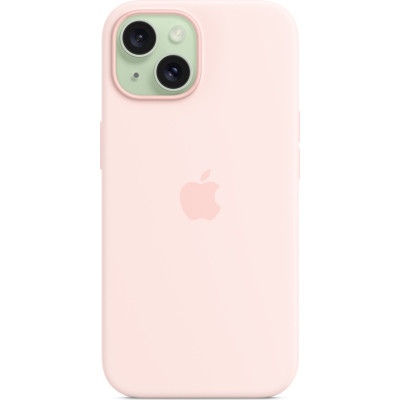 Чохол до мобільного телефона Apple iPhone 15 Silicone Case with MagSafe Light Pink (MT0U3ZM/A)