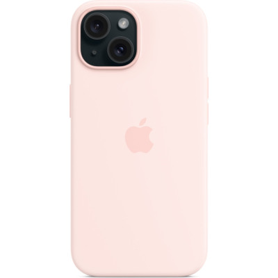 Чохол до мобільного телефона Apple iPhone 15 Silicone Case with MagSafe Light Pink (MT0U3ZM/A)