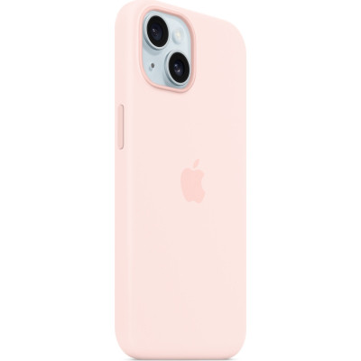Чохол до мобільного телефона Apple iPhone 15 Silicone Case with MagSafe Light Pink (MT0U3ZM/A)