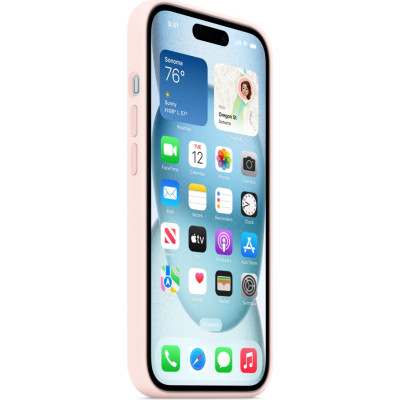 Чохол до мобільного телефона Apple iPhone 15 Silicone Case with MagSafe Light Pink (MT0U3ZM/A)