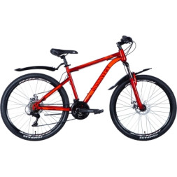 Велосипед Discovery 26&quot; Trek AM DD рама-13&quot; St червоний 2024 (OPS-DIS-26-555)