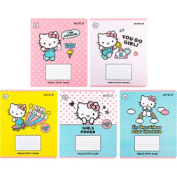 Зошит Kite Hello Kitty, 12 аркушів, лінія (HK22-234)