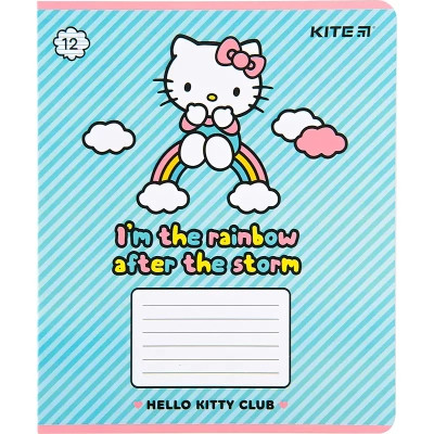 Зошит Kite Hello Kitty, 12 аркушів, лінія (HK22-234)