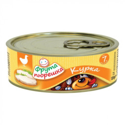 Дитяче пюре Фрута пюрешка Курка 120 г (8595139774004)