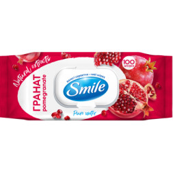 Вологі серветки Smile Daily Гранат 100 шт. (4823071656916)