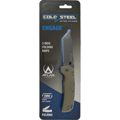 Ніж Cold Steel Engage 3&quot; Tanto Point OD Green (блістер) (CS-FL-30DPLT-BGZ)