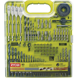 Набір свердл і біт Ryobi RAKDD90, 90 шт (5132004665)