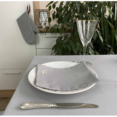 Серветка на стіл Прованс Сіра 35х43 см (21375)