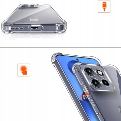 Чохол до мобільного телефона BeCover Anti-Shock Motorola Edge 50 Neo Clear (713150)