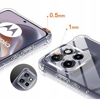 Чохол до мобільного телефона BeCover Anti-Shock Motorola Edge 50 Neo Clear (713150)