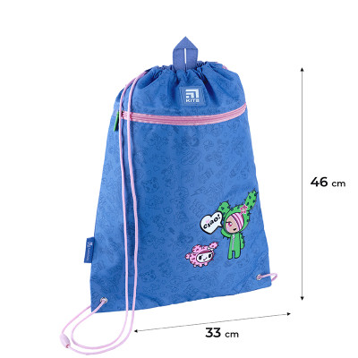 Сумка для взуття Kite Tokidoki Блакитна (TK24-601M-1)