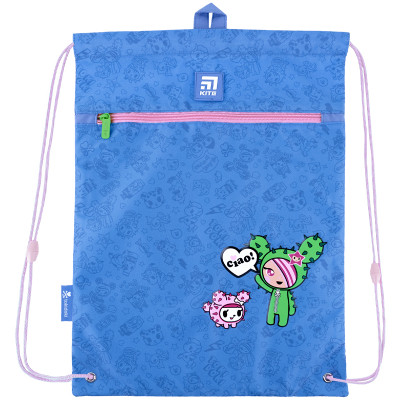 Сумка для взуття Kite Tokidoki Блакитна (TK24-601M-1)