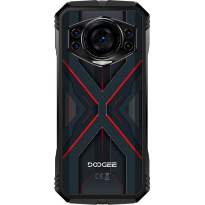 Мобільний телефон Doogee S cyber 8/256Gb Black Red (6923740212431)