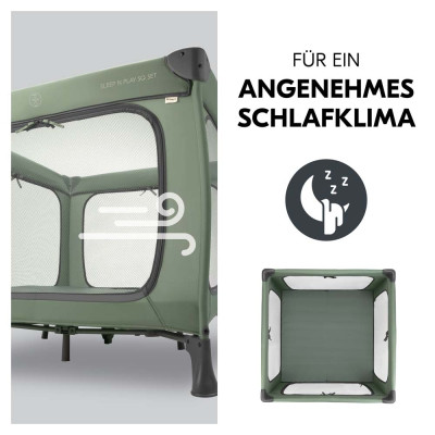 Дитячий манеж Hauck Sleep N Play SQ Dark Green (60673-5)