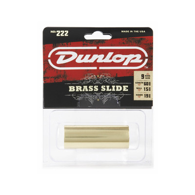 Слайдер для гітари Jim Dunlop Brass Medium Wall Medium Slide (222)