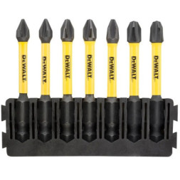 Набір біт DeWALT в касеті для Tough Case, FlexTorq, L=57 мм, Рh1-2шт, Рh2-3шт, Рh3-2шт. (DT70818)