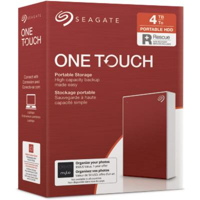 Зовнішній жорсткий диск 2.5&quot; 4TB One Touch USB 3.2 Seagate (STKC4000403)