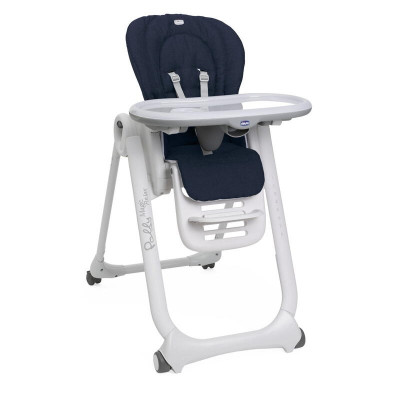Стілець для годування Chicco Polly Magic Relax синій (79502.64.00)