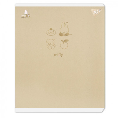 Зошит Yes Gold Miffy А5 24 аркушів клітинка (767537)