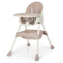 Стілець для годування Bambi M 4136 pink (M 4136 pink/M 4136-2 pink)
