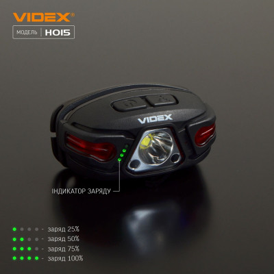 Ліхтар Videx 330Lm 5000K (VLF-H015)