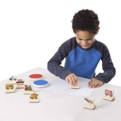 Набір для творчості Melissa&amp;Doug Штампи Автомобілі (MD12391)