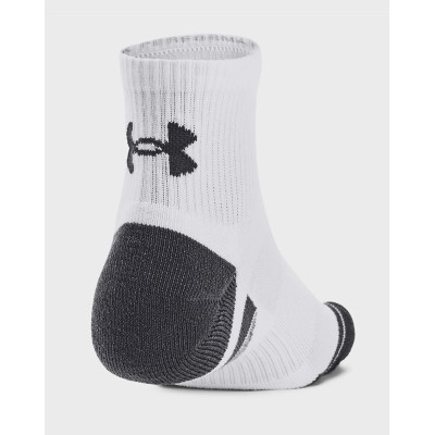 Шкарпетки Under Armour 1379510-100 Performance Tech 3 пари Qtr білий MD (196884002121)