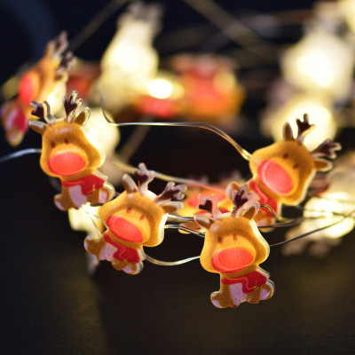 Гірлянда YES! Fun На мідному дроті Олені 20 LED Тепло-біла 2.2 м На батарейках (801206)