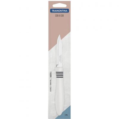 Кухонний ніж Tramontina COR &amp; COR для овощей 76 мм White (23461/153)