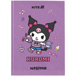 Щоденник шкільний Kite Kuromi, тверда обкладинка (HK25-262-3)