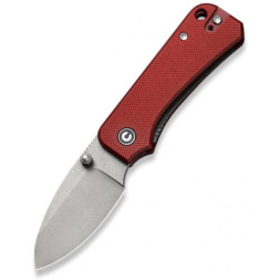 Ніж Civivi Baby Banter Stonewash Red G10 (C19068S-6)