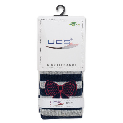 Колготки дитячі UCS Socks з бантом (M0C0301-2183-7G-black)
