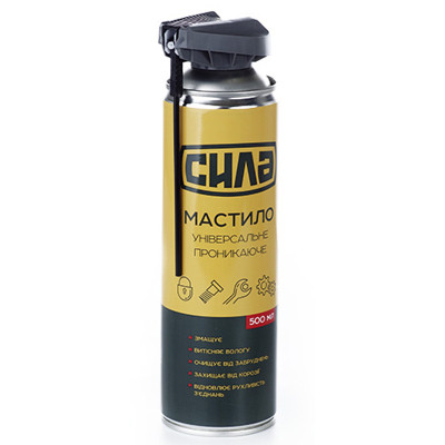 Мастило автомобільне СИЛА універсальне проникаюче 500 мл (951525)