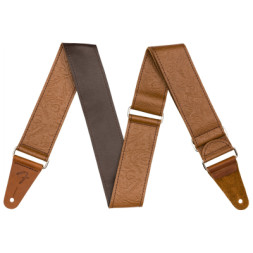 Ремінь для гітари Fender Strap 2&quot; Tooled Leather Brown (230253)