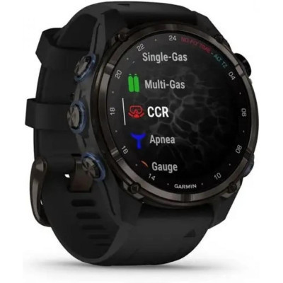 Смарт-годинник Garmin Descent Mk3i, 43mm, Crbn Gry DLC Ti/Blk, Dive Computer, GPS дайвінг комп&#039;ютер (010-02753-11)