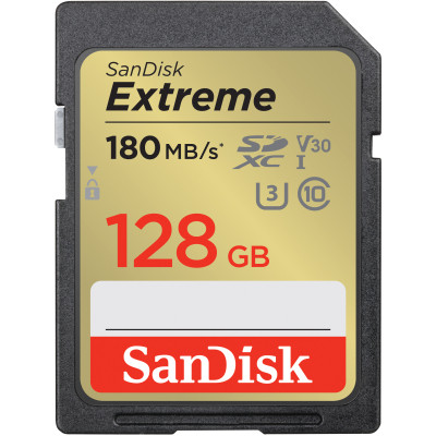 Карта пам&#039;яті SanDisk 128GB SD class 10 UHS-I Extreme (SDSDXVA-128G-GNCIN)