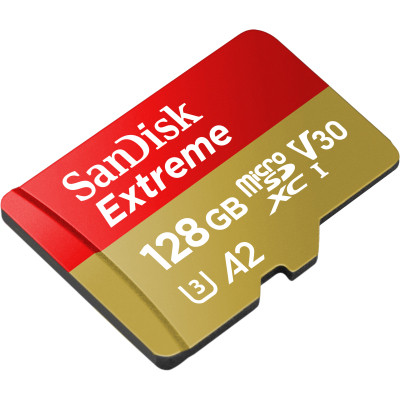 Карта пам&#039;яті SanDisk 128GB microSD class 10 UHS-I U3 Extreme (SDSQXAA-128G-GN6MN)