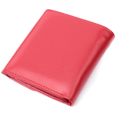 Гаманець ST Leather З натуральної шкіри Червоний (22720)