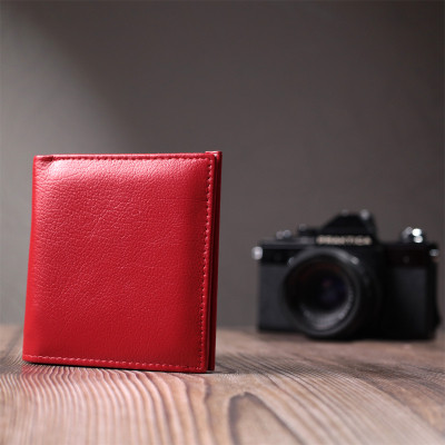 Гаманець ST Leather З натуральної шкіри Червоний (22720)