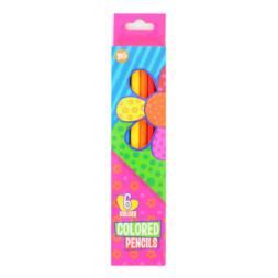 Олівці кольорові Yes Happy colors 6 кол (290400)